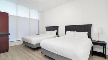 1 bedroom, iron/ironing board, travel crib, WiFi