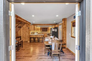 Fridge, microwave, oven, stovetop - Black Bear Hideaway | Walk to Lake Tahoe + Hot Tub (South Lake Tahoe)