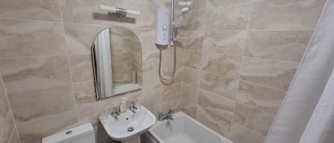 Hair dryer, towels