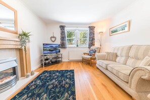 TV, fireplace, DVD player - Riverside View, 5 Elm Court, Elliott Park (Keswick)