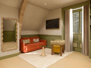 Premium Double or Twin Room | Living area - Château du Portereau (Vertou)