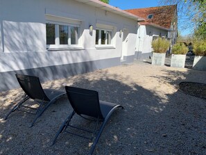 Terrace/patio - Gîte 4 pers between sea and countryside Saint Josse (Saint-Josse)