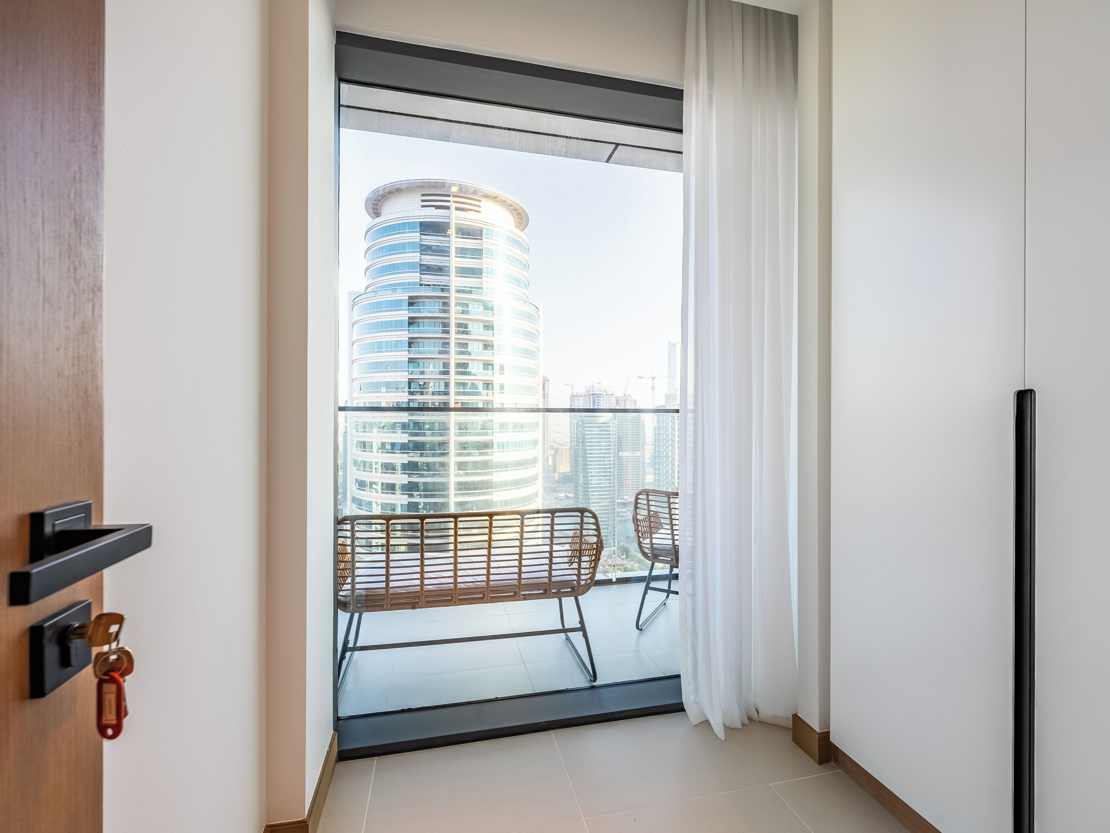 Luksusleilighet, balkong, byutsikt | Innvendig