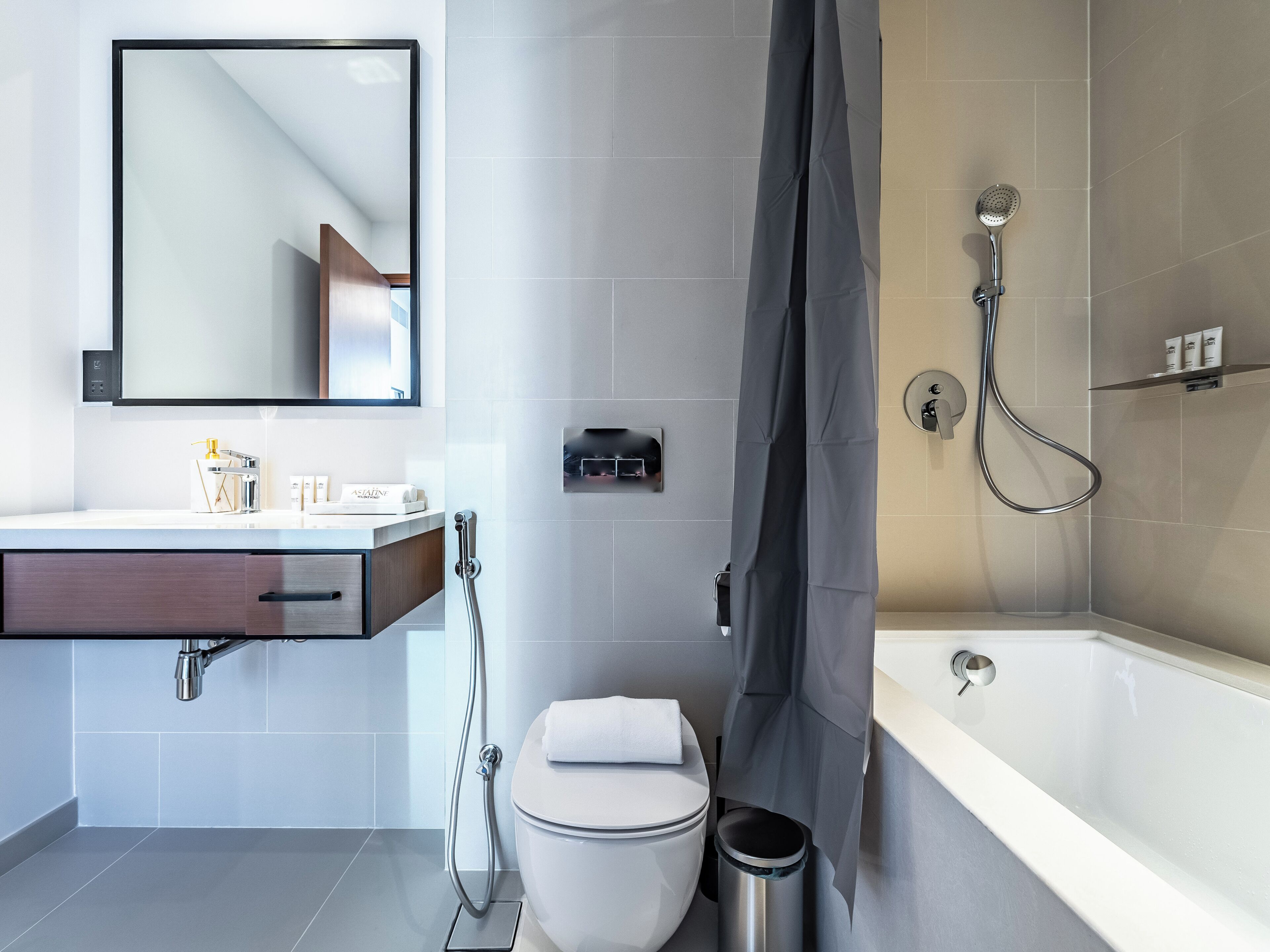 Luxury Apartment, Balcony, City View | Bathroom | Slippers