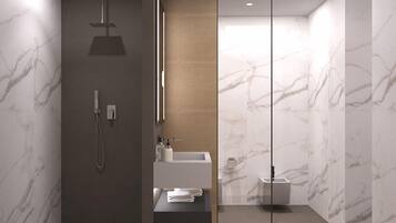 Privilege, Zimmer, 1Â King-Bett | Badezimmer