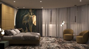 行政套房, 1 张特大床和 1 张沙发床