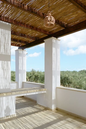 Panoramic Apartment | Terrace/patio - Masseria Tenuta Afra (Squinzano)