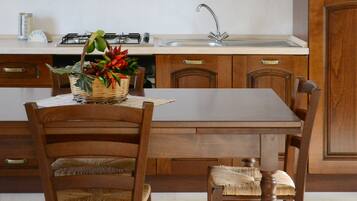 Appartamento Comfort, vista giardino | Cucina privata