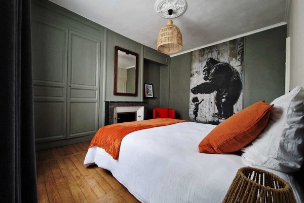 Chambre lit double 160x200cm