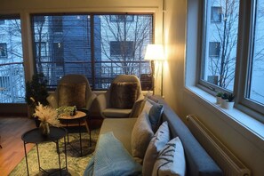 Living area - Spacious Hotel-Apartment in Gated Community in Central Oslo (Oslo)