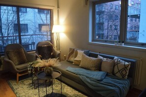 Living area - Spacious Hotel-Apartment in Gated Community in Central Oslo (Oslo)