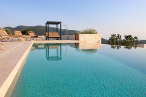 Pool - The View - 4 bed 4 bath luxury villa in Lefkada with a sensational view (Lefkada)