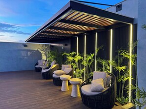 Terrace/patio - Luxurious brand-new apartment just a few blocks from Larcomar (Miraflores)