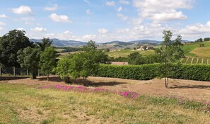 Property grounds - Bed and Breakfast 'Chambre Verte' with Mountain View, Shared Terrace and Wi-Fi (Saint-Vérand)