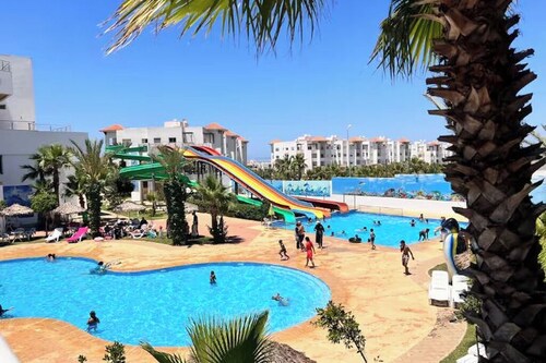 Sea & Pool View Resort Apartment • Asilah Marina Golf • Family Friendly
