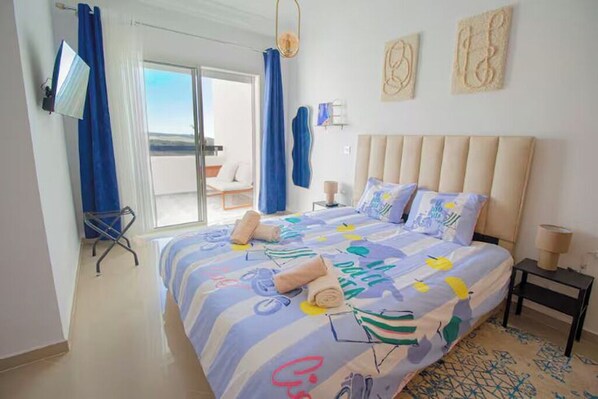 2 bedrooms, iron/ironing board, travel cot, free WiFi