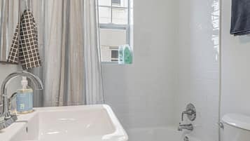 Towels, soap, toilet paper