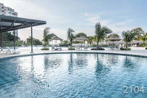 Pool - Loft panorámico con balón piso 21 (Santa Marta)