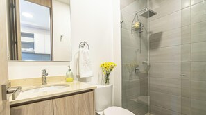 Apartment, Balcony, Beach View | Bathroom - Santa Marina Apartments and Beach Club by Xarm Apartments (Santa Marta)