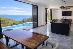 Dining - Modern Ocean View Home with Infinity Pool - 1 Min to Town (San Juan del Sur)