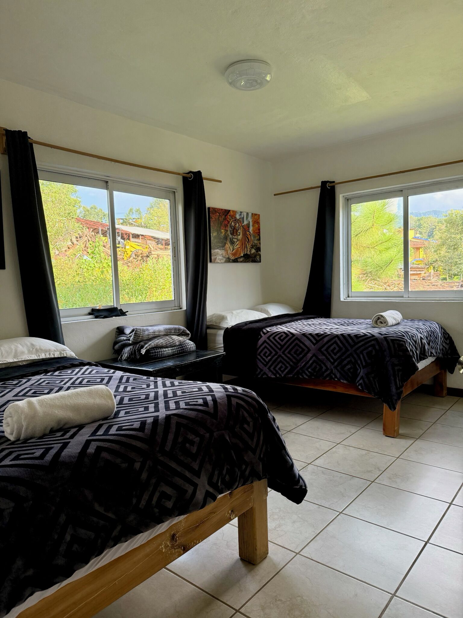 Departamento, vista al jardín