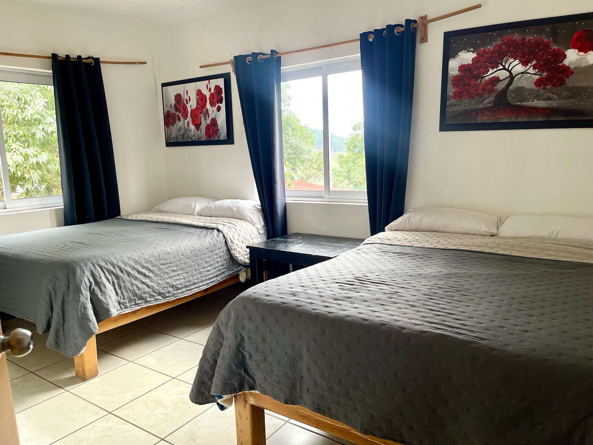 Departamento, vista al jardín