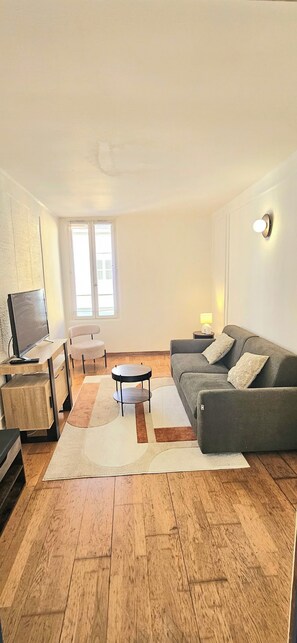Living area - Cosy T2 in downtown Le Mans, 15 minutes from the 24h circuit (Le Mans)