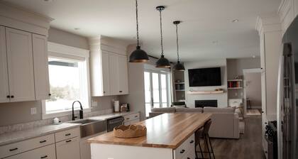 NEW Modern Farmhouse Retreat on 2 Private Acres Near Petoskey & Ski Resorts