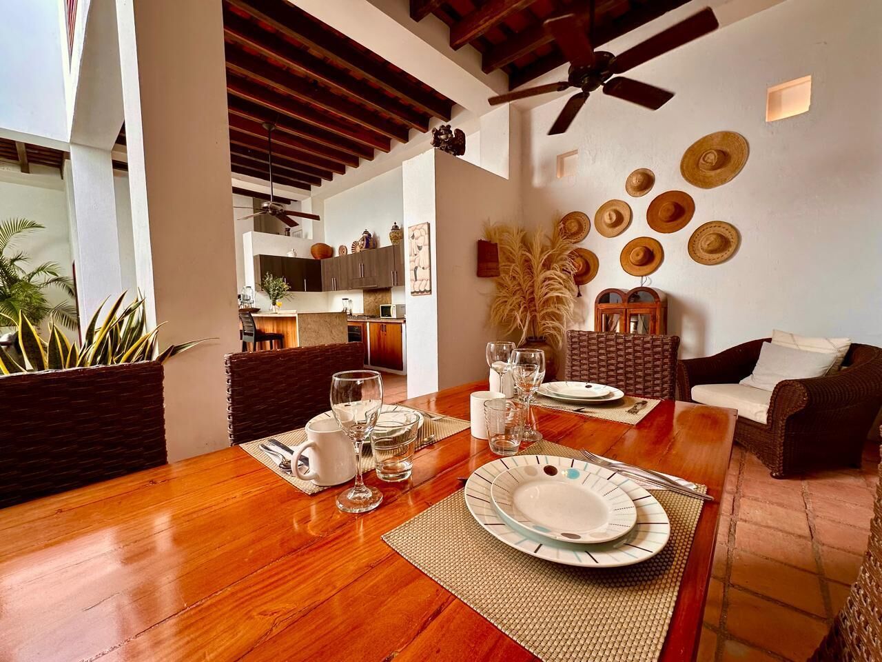 House, Pool View | Dining room