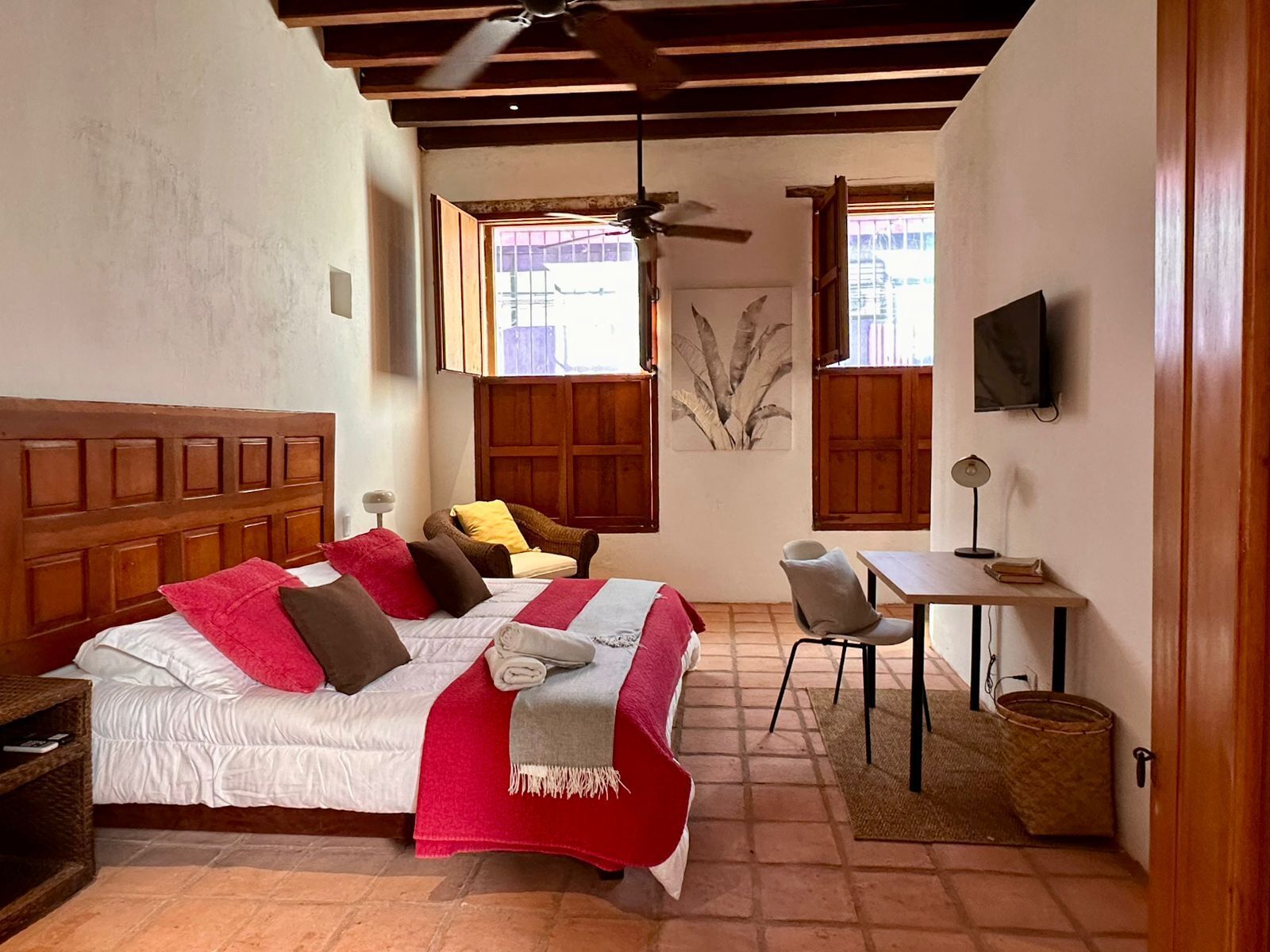 Uitzicht vanuit de kamer