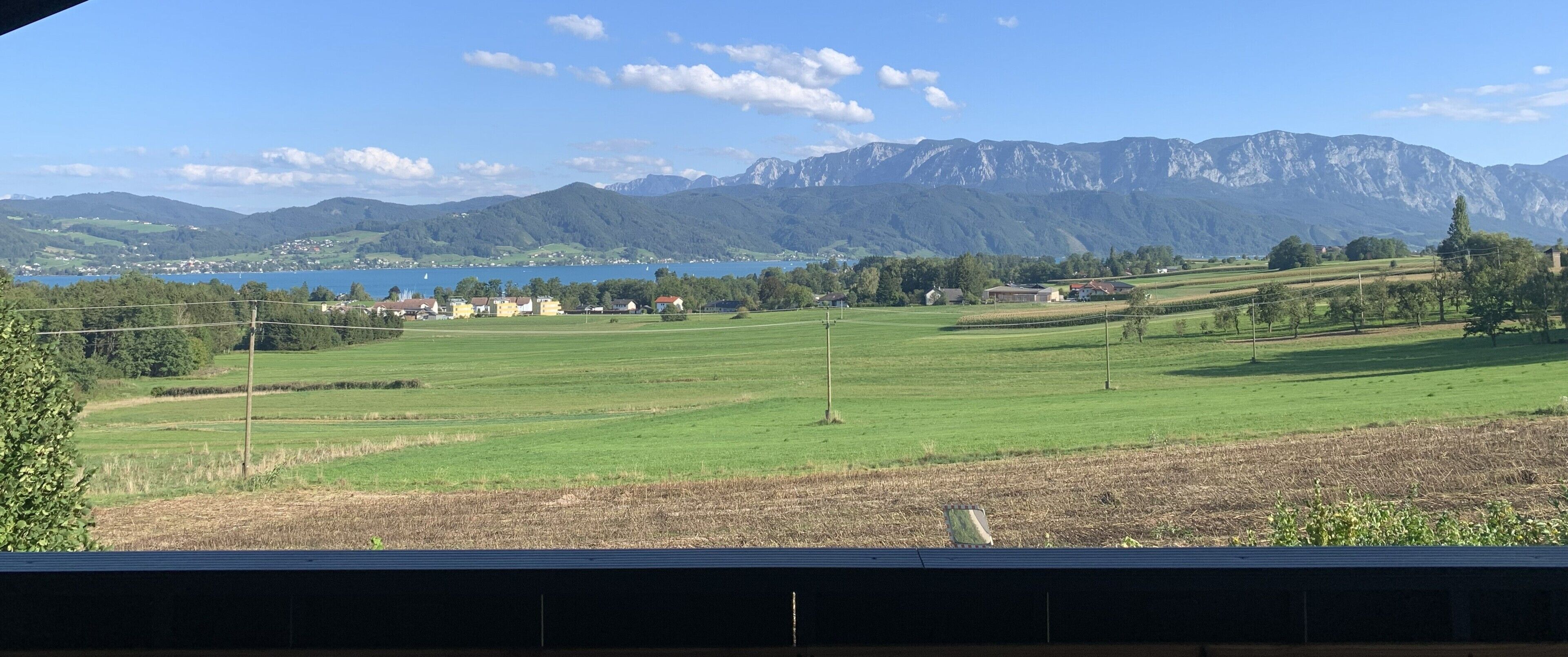 Blick von der Unterkunft
