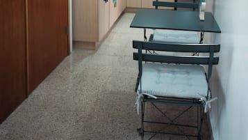 Family Apartment | Private kitchen | Full-size fridge, cookware/dishes/utensils