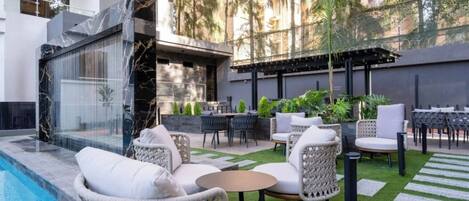 公寓, 1 間臥室, 無障礙 | 室外用餐