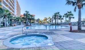 Pool - "Sterling Beach" Huge 2BR Gulf Front + Big Balcony (Panama City Beach)