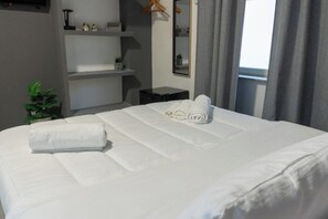 1 bedroom, iron/ironing board, Internet, bed sheets - Deluxe Double Room 101 (Catania)