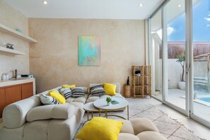 Family Villa, Lanai, Courtyard View | Living area - Sacral Luxury Villa with a private pool (Canggu)
