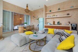Family Villa, Lanai, Courtyard View | Living area - Sacral Luxury Villa with a private pool (Canggu)