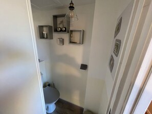 Shower, hair dryer, soap, toilet paper - Spacious and cosy, elevator, historic center (Sarlat-la-Canéda)
