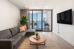 TV - First Light 2BR with Ocean Views - Prime Location (Newcastle)