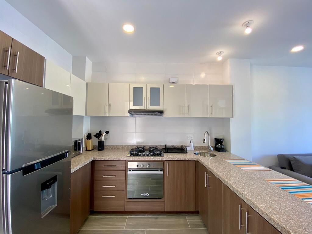 Apartamento, balcón, vistas a la ciudad | Cocina privada