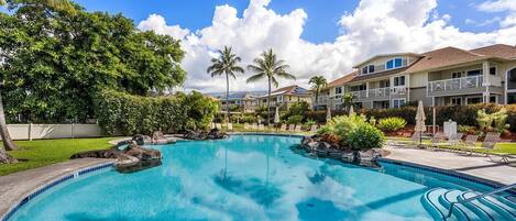 Condo, 2 camas Queen size (Alii Cove EE3 Beautiful Ground Floor ) | Alberca