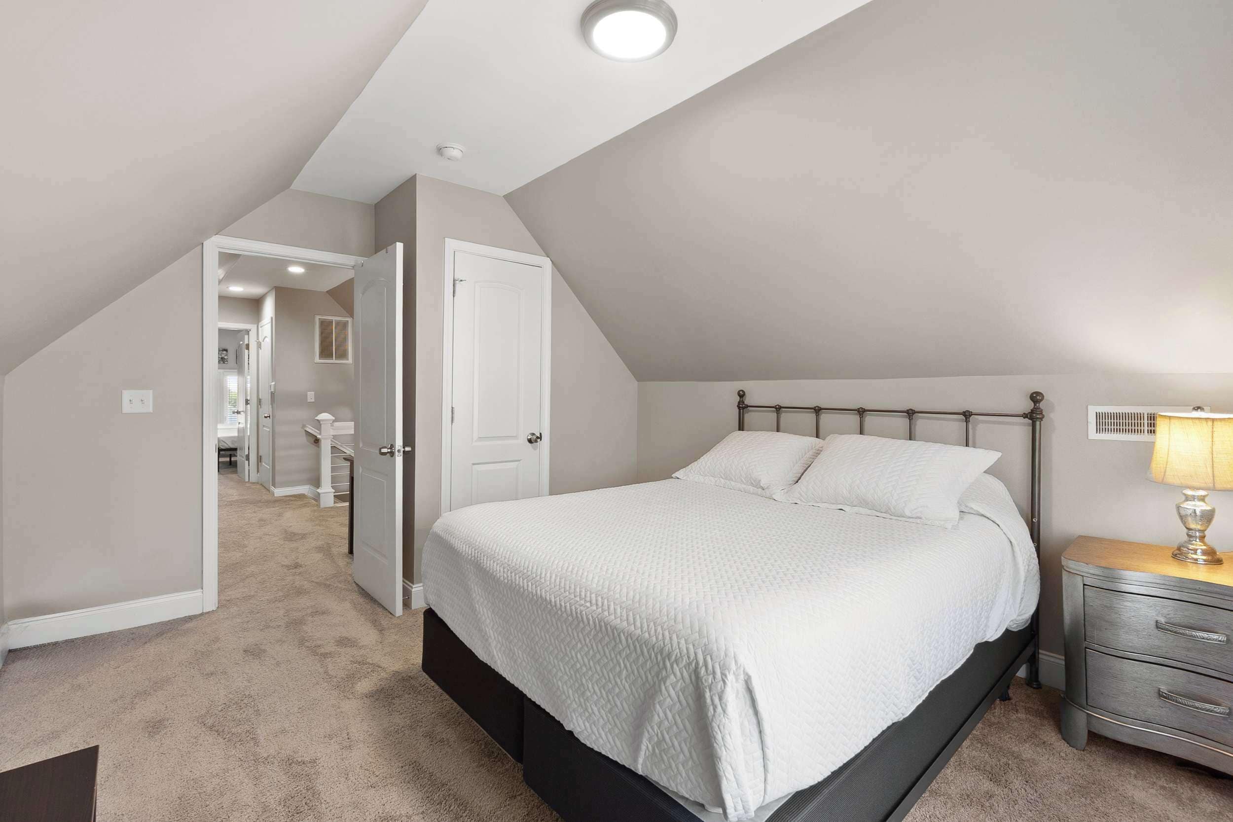 4 bedrooms, iron/ironing board, travel cot, WiFi