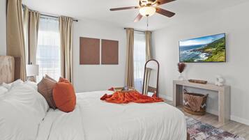 2 bedrooms, iron/ironing board, free WiFi, bed sheets
