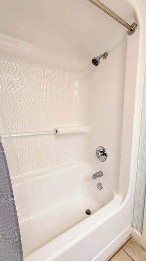 Shower, hair dryer - Ocean Front Studio + Pool (Myrtle Beach)