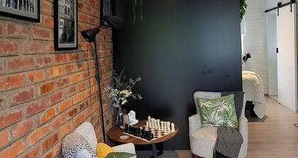 Private luxury studio 200m to beach. Includes AC & pool access