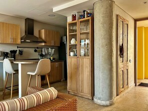 Apartment, City View | Private kitchen | Fridge, microwave, oven, stovetop - Luxury Boutique Apartments by Xarm Apartments (Santa Marta)