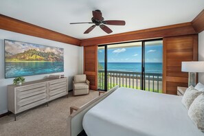 In-room safe, iron/ironing board, free WiFi - Poipu Kapili Unit 57 Oceanfront 2 Bedroom 3 Bath (Poipu)
