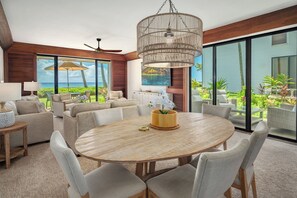 Dining - Poipu Kapili Unit 57 Oceanfront 2 Bedroom 3 Bath (Poipu)