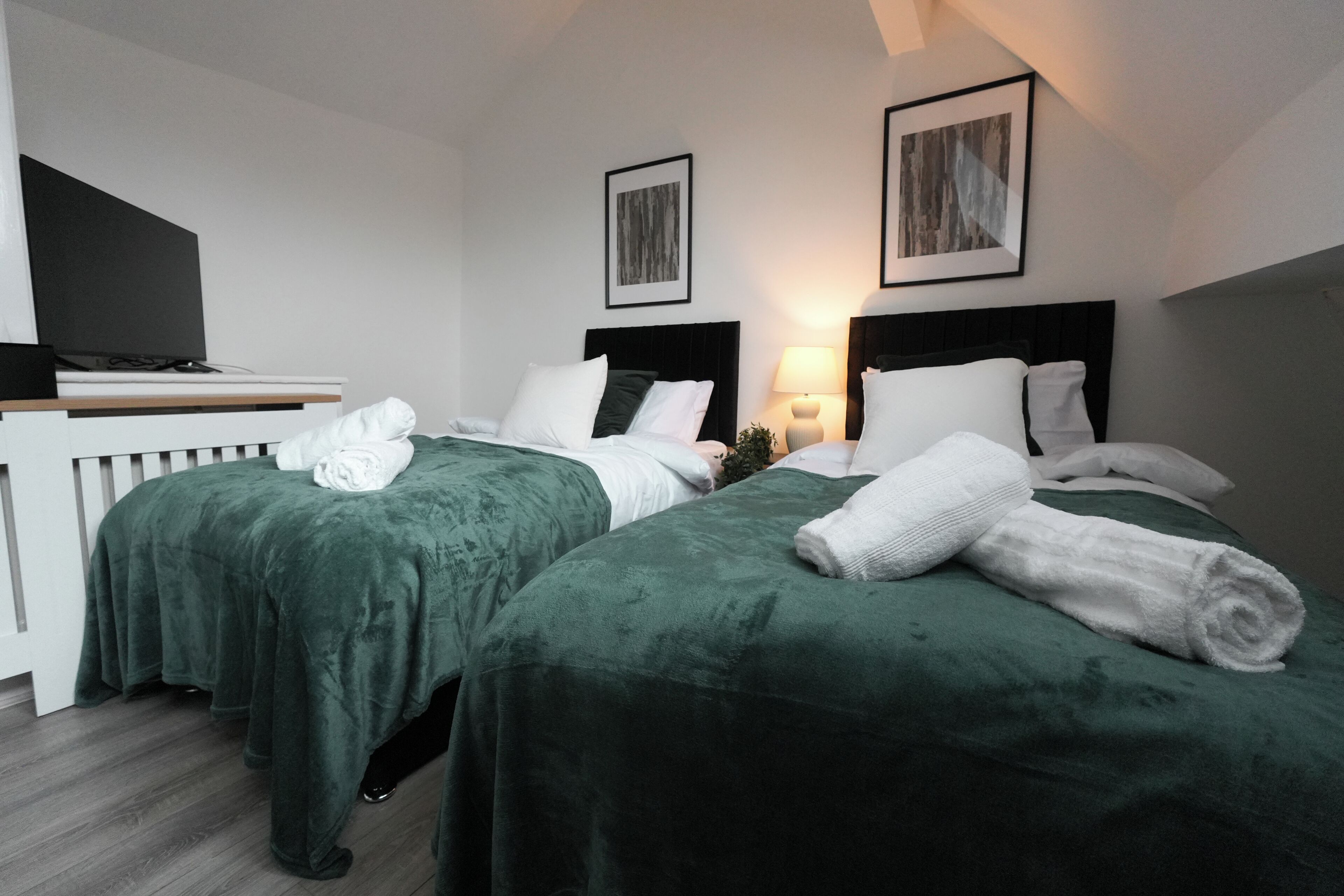 3 bedrooms, iron/ironing board, WiFi, bed sheets