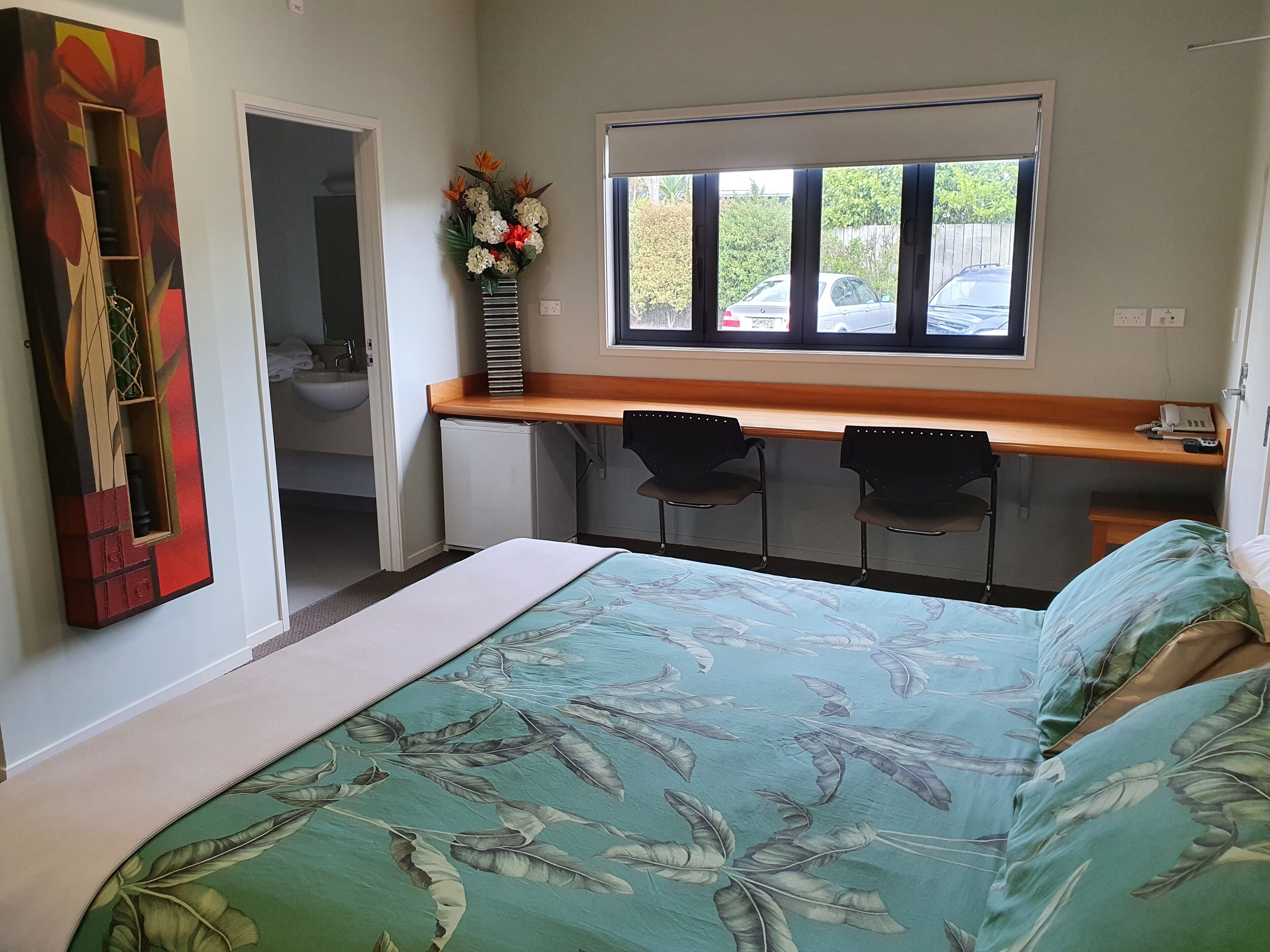 Comfort-Apartment | Laptopgeeigneter Arbeitsplatz, Verdunkelungsvorhänge